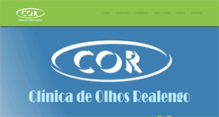 Desktop Screenshot of corclinica.com.br